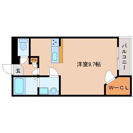 筒井駅 徒歩18分 1階の物件間取画像